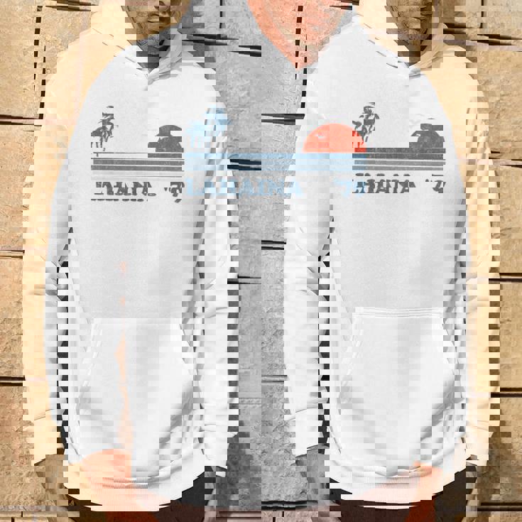 ヴィンテージ ラハイナ マウイ ハワイ ビーチ レトロ ハワイアン 70年代ギフト パーカー ライフスタイル