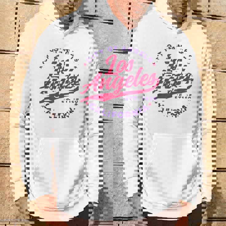 ヴィンテージ ロサンゼルス エンゼルス カリフォルニア レッドテキスト パーカー ライフスタイル