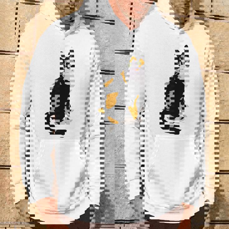 三毛猫ポートレート かわいい三毛猫 三毛猫好き パーカー ライフスタイル