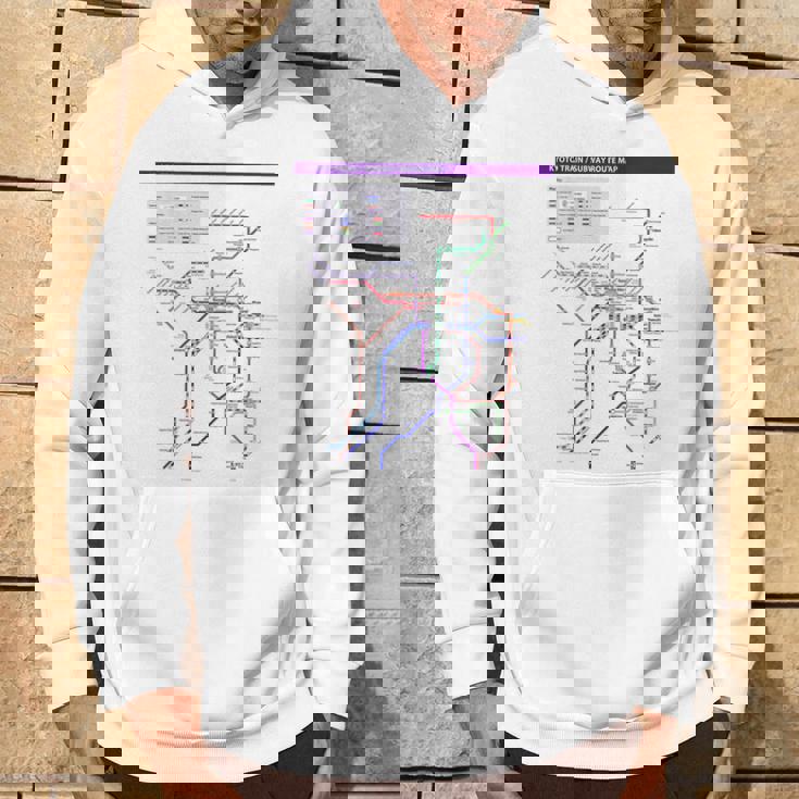 京都日本地下鉄鉄道おみやげ路線図 パーカー ライフスタイル