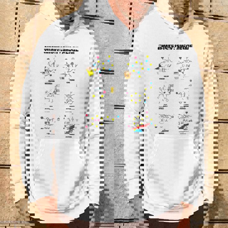 化学は素晴らしいです。面白いカワイイ化学分子 パーカー ライフスタイル