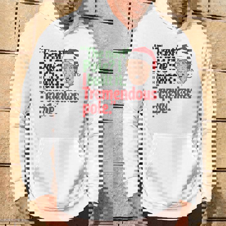 北極I Build It Tremendous Pole 面白い トランプ クリスマス 長袖tシャツ パーカー ライフスタイル