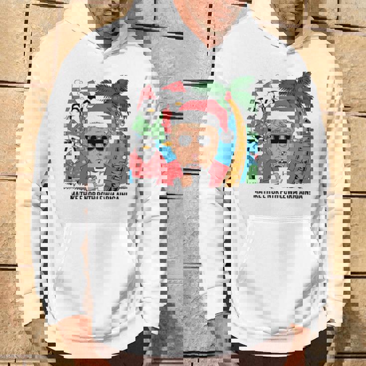 北極を再び暖かく 面白い トランプ ホットココアトロピック 長袖tシャツ パーカー ライフスタイル