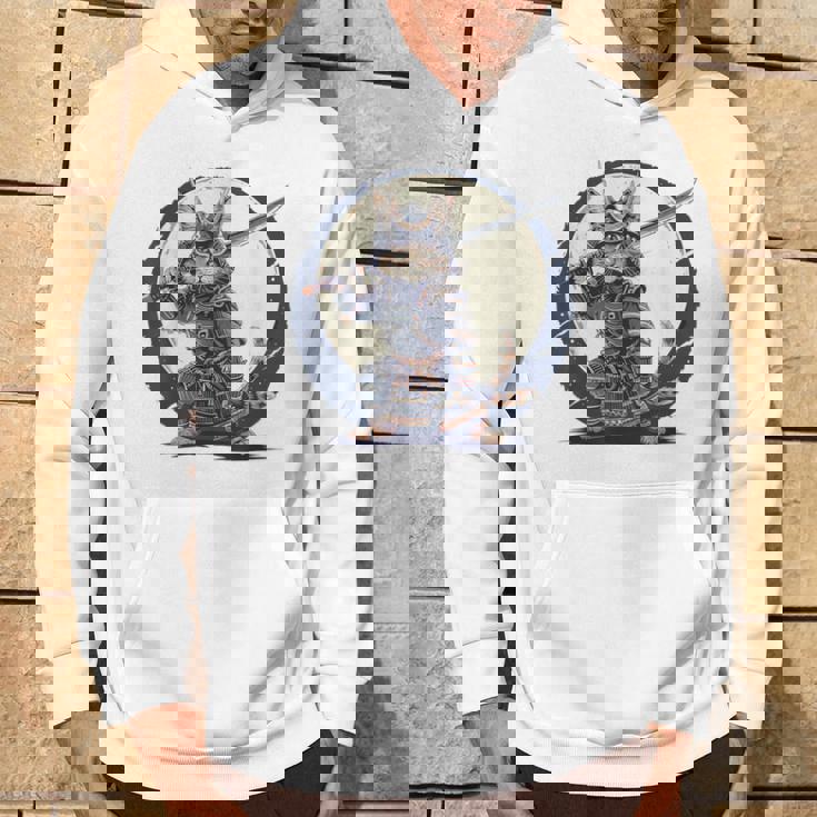 古代忍者猫 日本の子猫 刀猫 サムライキャット パーカー ライフスタイル