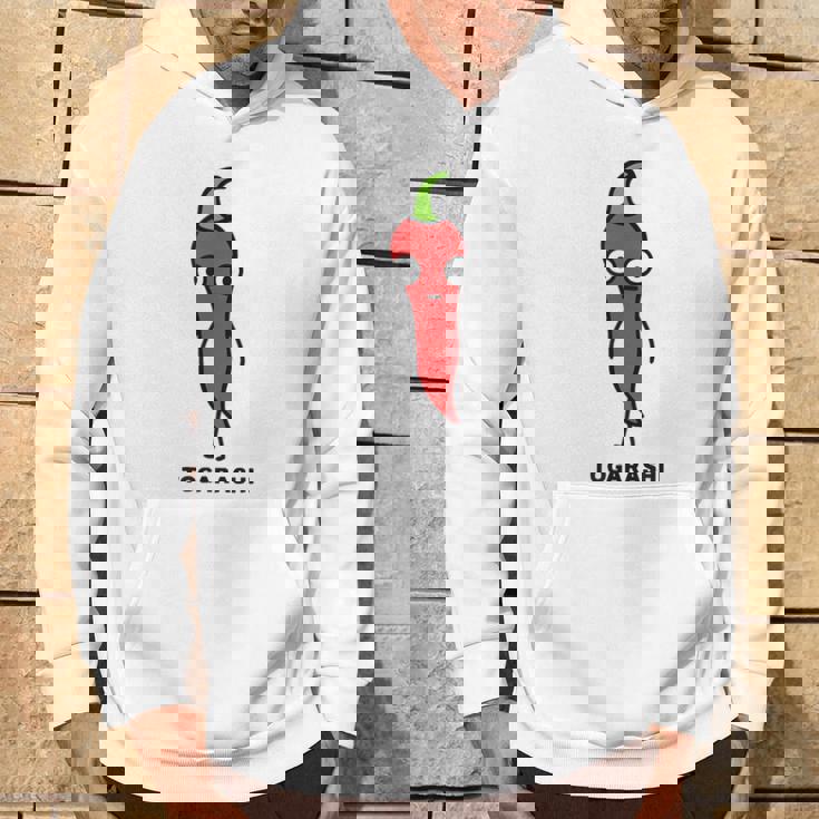 唐辛子 顔 イラスト かわいい おもしろ 面白い 簡単 シンプル ゆるい 野菜 パーカー ライフスタイル