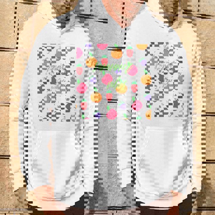 夏の雰囲気、フルーツ好き、夏のフルーツ、シトラスディライト 長袖tシャツ パーカー ライフスタイル