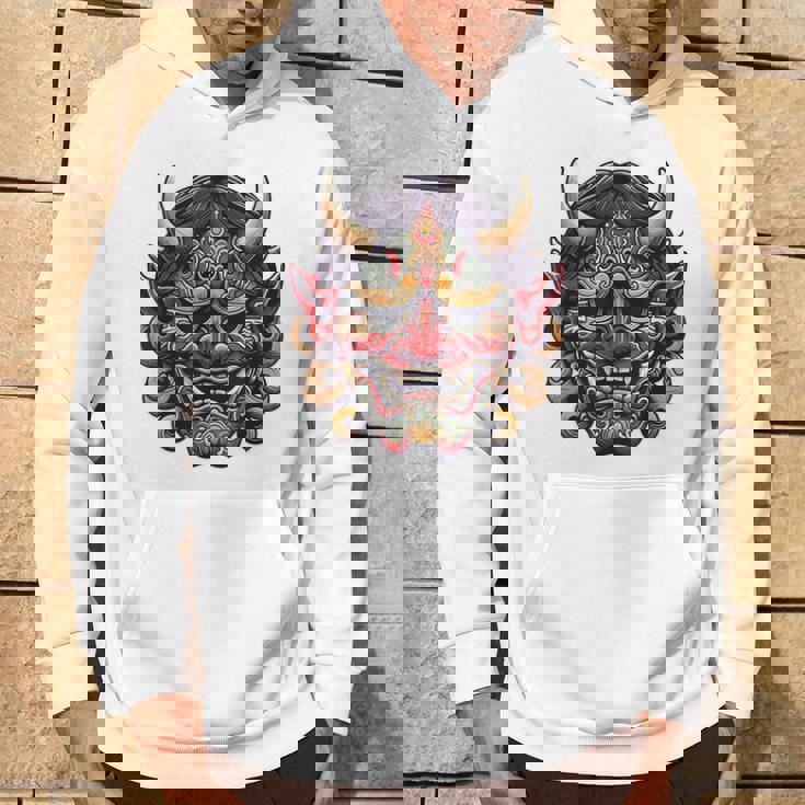 妖怪はにゃおにマスク 日本の悪魔 鬼鬼 鬼 鬼 おにマスク パーカー ライフスタイル