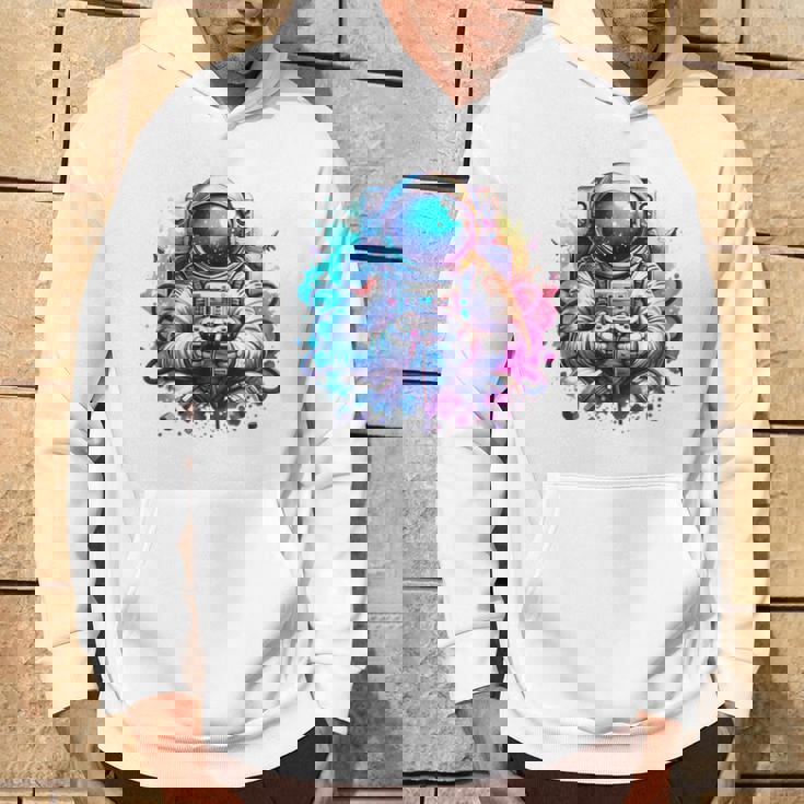 宇宙飛行士宇宙ギフト 科学ギフト 面白い宇宙ゲーマー パーカー ライフスタイル