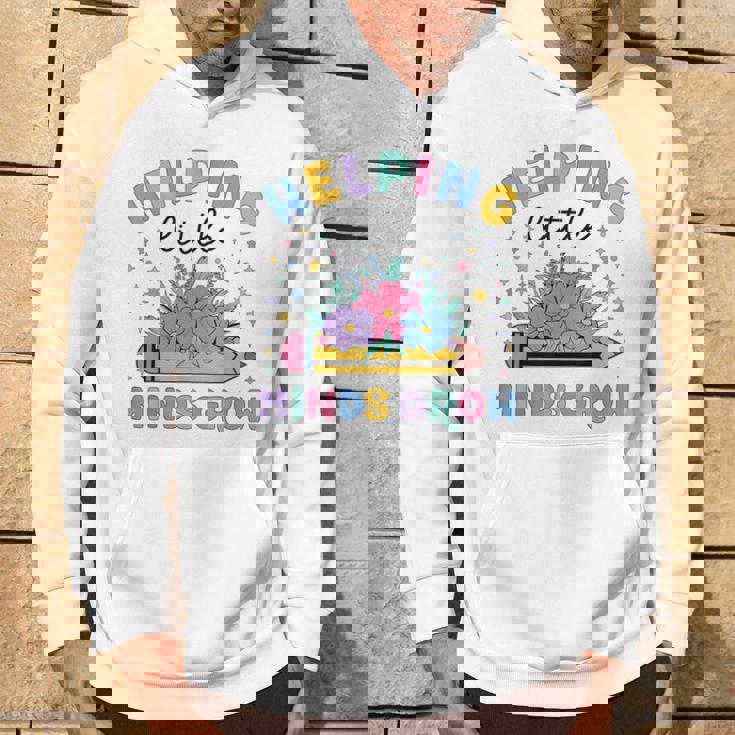 小さな心の成長を助ける ワイルドフラワー 幼稚園 先生 パーカー ライフスタイル