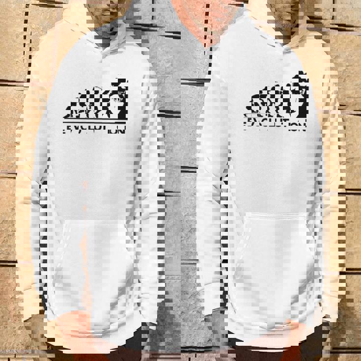 山愛好家 山登り好きにお勧めの面白い進化論 登山家のオシャレなイラスト パーカー ライフスタイル