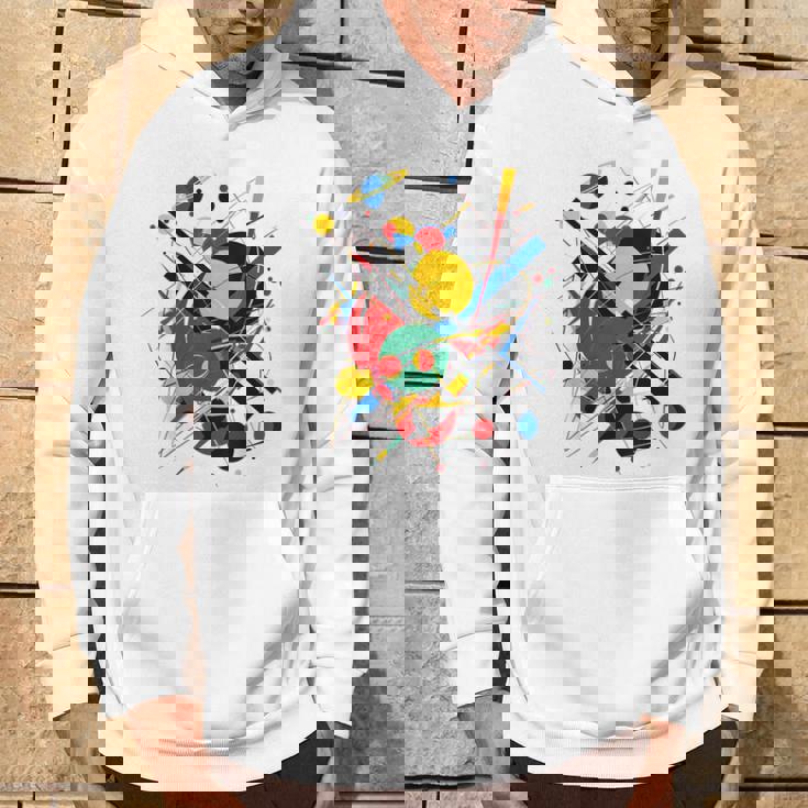 幾何学 抽象 カラフル アート グラフィック 幾何学模様 パーカー ライフスタイル