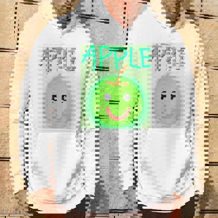 日本 りんご 青りんご かわいい 笑顔 パーカー ライフスタイル