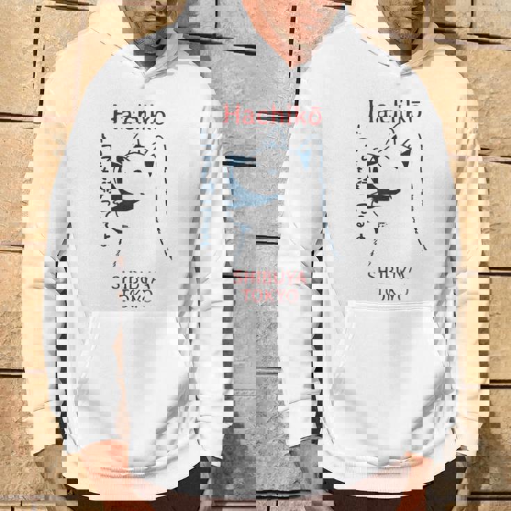 日本の犬 漢字ハチ公 柴犬 パーカー ライフスタイル