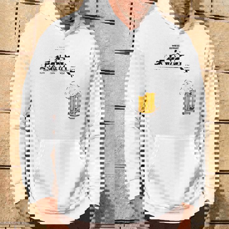 月曜日金曜日 スティックマン ビールウィークジャンプ エネルギー 皮肉 パーカー ライフスタイル