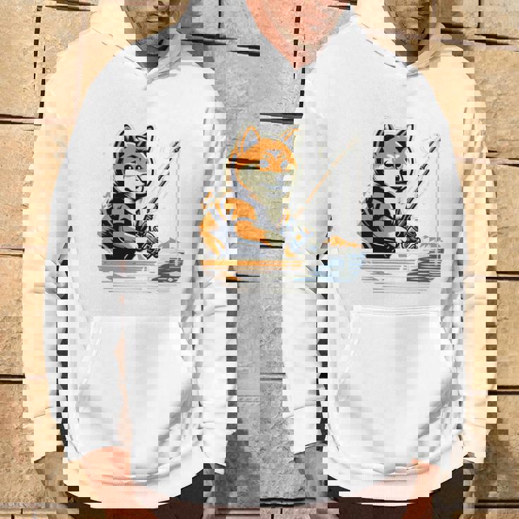 柴犬 犬 イヌ 面白いtシャツ 釣り 釣りバカ 釣り人 メンズ おもしろ 面白い 服 海釣り 川釣り 文字tシャツ 長袖tシャツ パーカー ライフスタイル