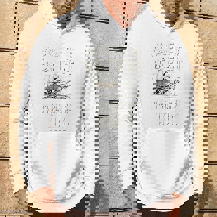 私は1900年代から面白いレトロから我慢してください 長袖tシャツ パーカー ライフスタイル