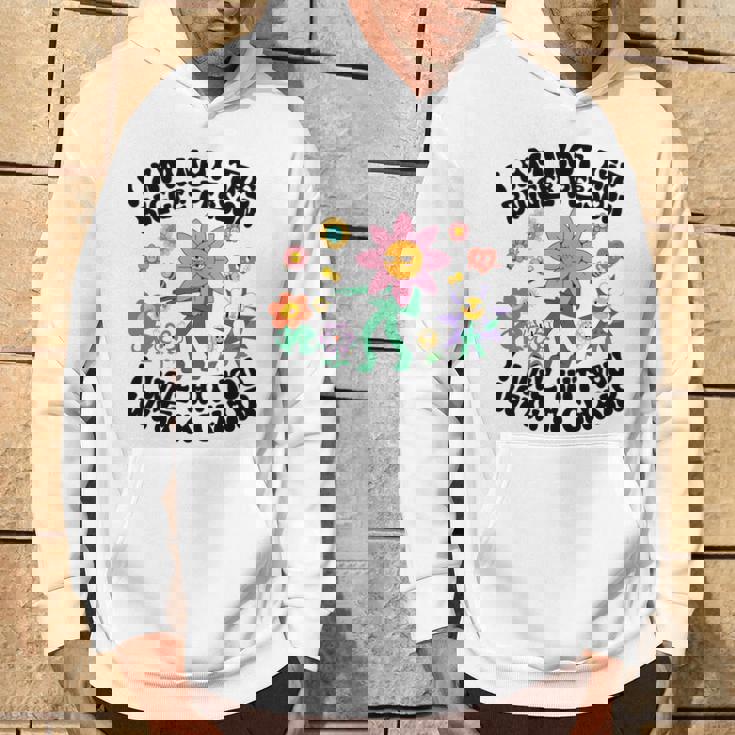 私は大柄な人間じゃないよ椅子で殴るぞおかしい 長袖tシャツ パーカー ライフスタイル