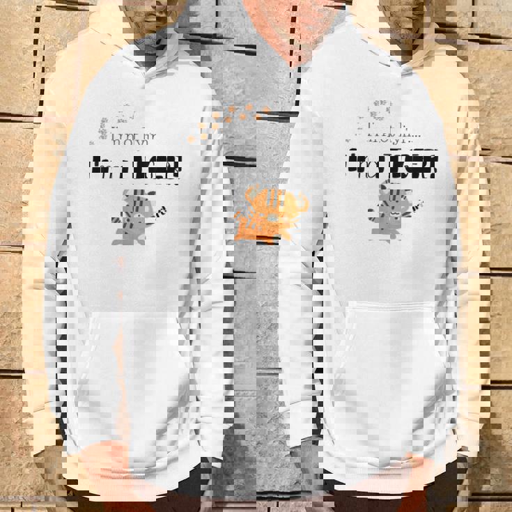 私は虎だ！ロア！ パーカー ライフスタイル