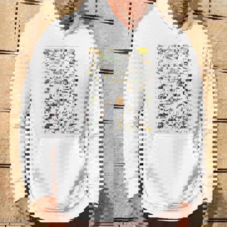 虫 昆虫 虫虫型 昆虫学プリント 虫プリント パーカー ライフスタイル