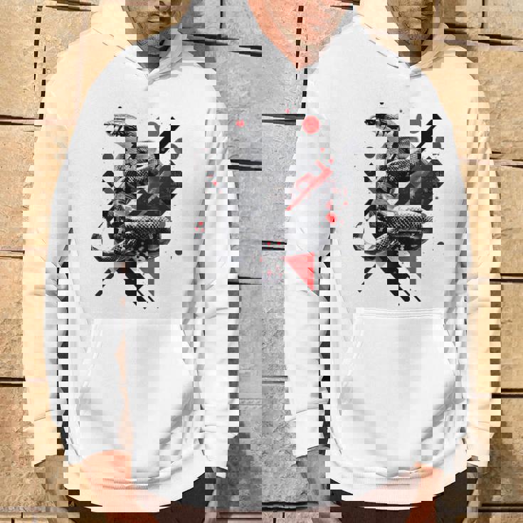 蛇 動物 モチーフ アートワーク 蛇 パーカー ライフスタイル