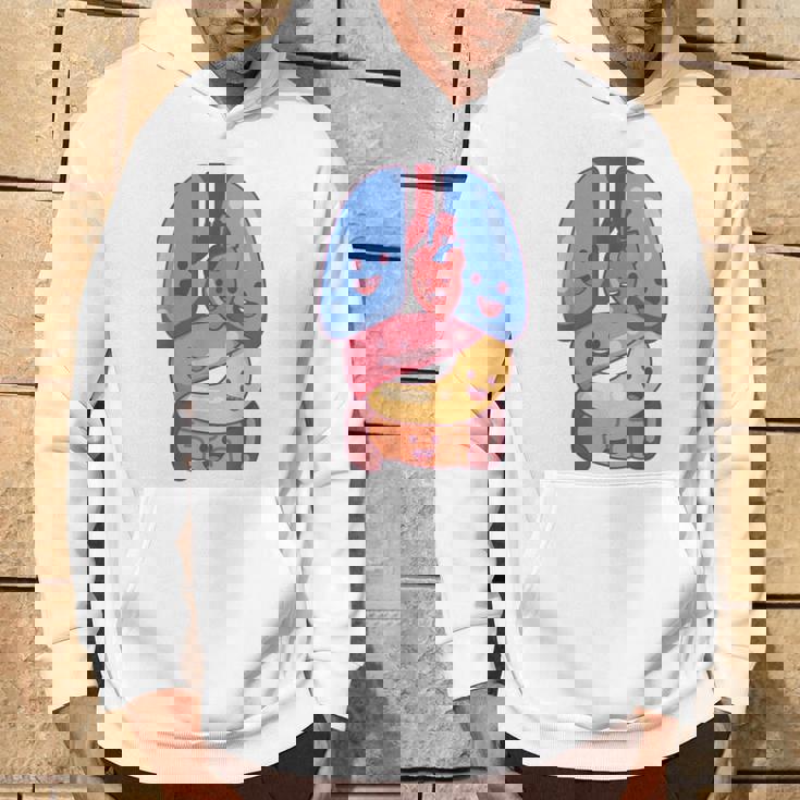 解剖学 生理学 心臓 肺 生命 器官 イラスト パーカー ライフスタイル