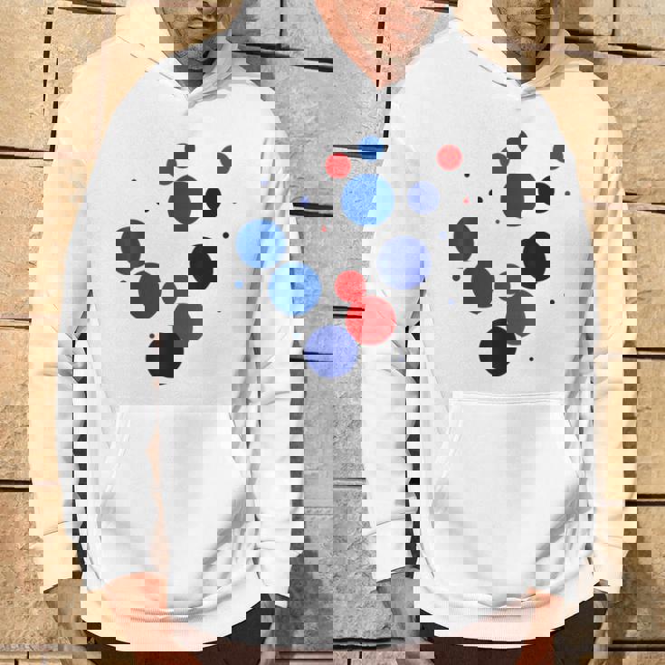 赤 青 ドット イベント 家族 お揃い パーカー ライフスタイル