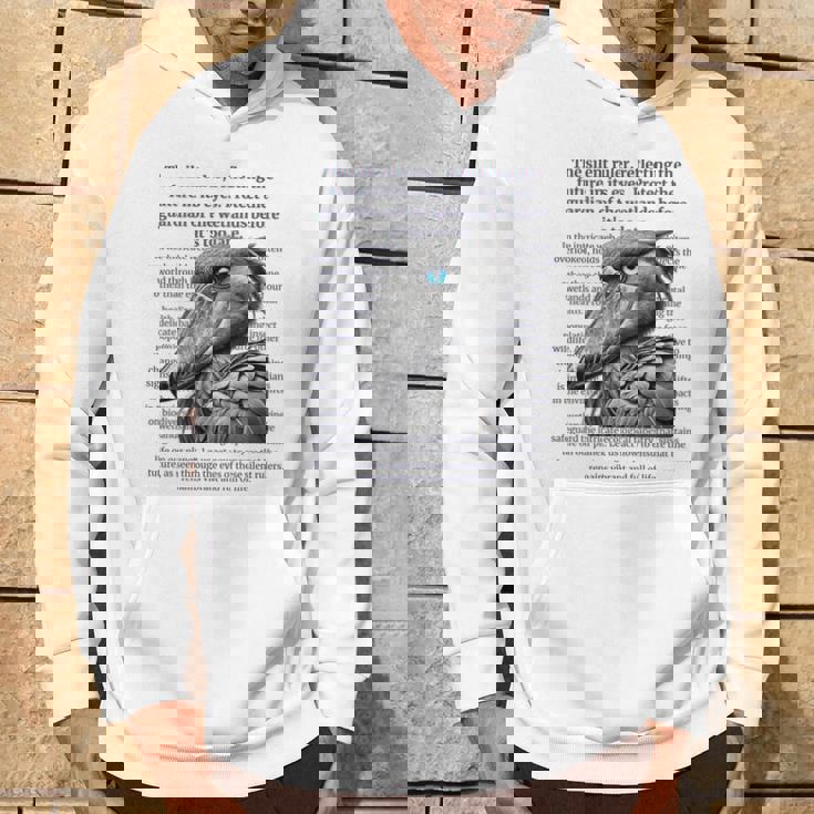 静かなる統治者 – ハシビロコウと湿地の守護 長袖tシャツ パーカー ライフスタイル