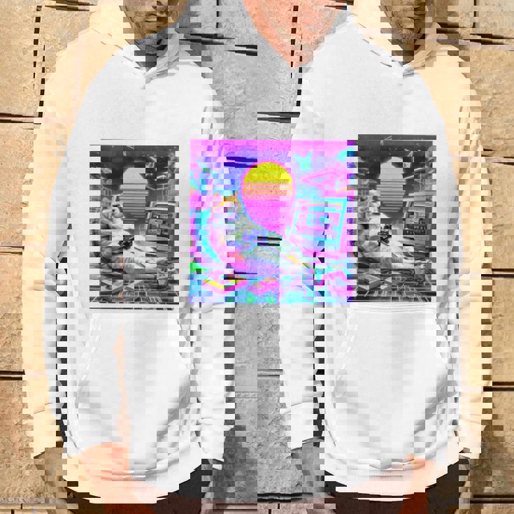 面白いtシャツ 猫 ゲーム ネコ ゲーマー メンズ 猫好き グッズ かわいい おもしろ 面白い 服 ネタ 長袖tシャツ パーカー ライフスタイル