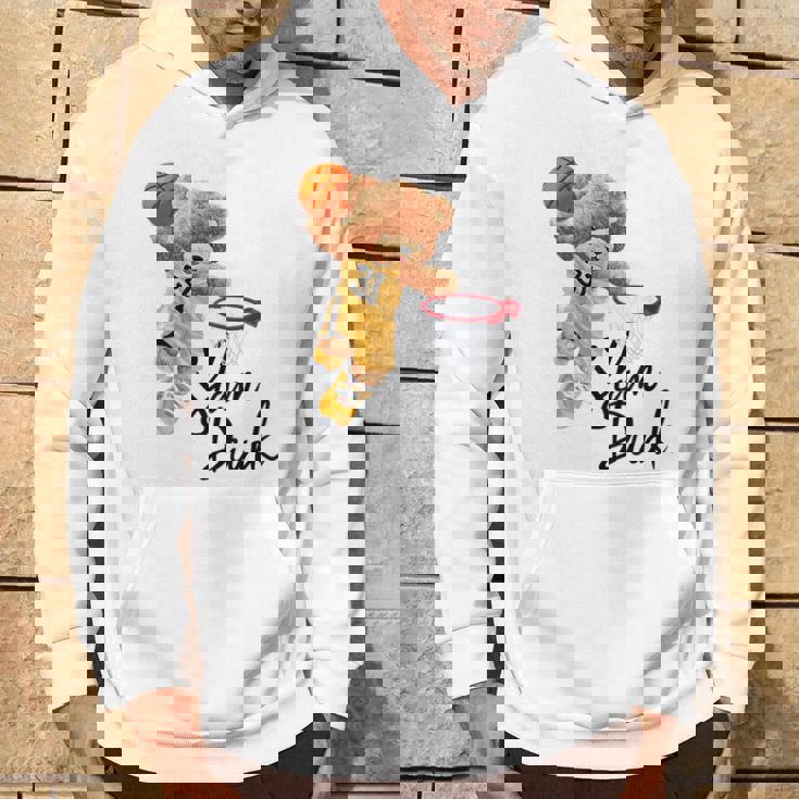 面白いテディベア スラムダンク テディベア バスケットボール パーカー ライフスタイル