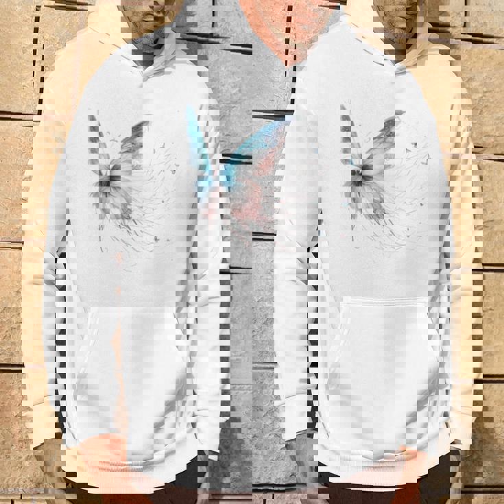 魔法の蝶 エレガント 神秘的な蝶 銀河 星 長袖tシャツ パーカー ライフスタイル