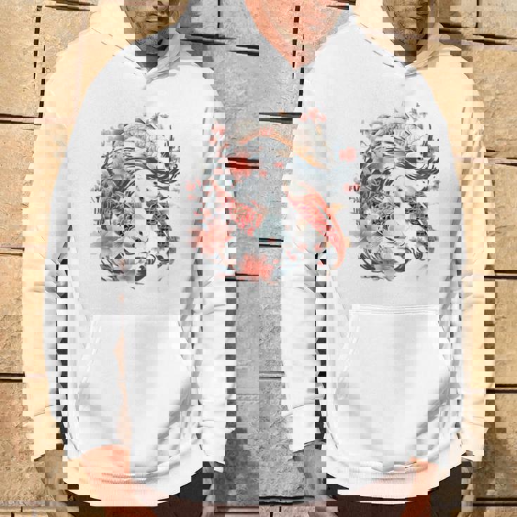 鯉 桜 長袖tシャツ パーカー ライフスタイル