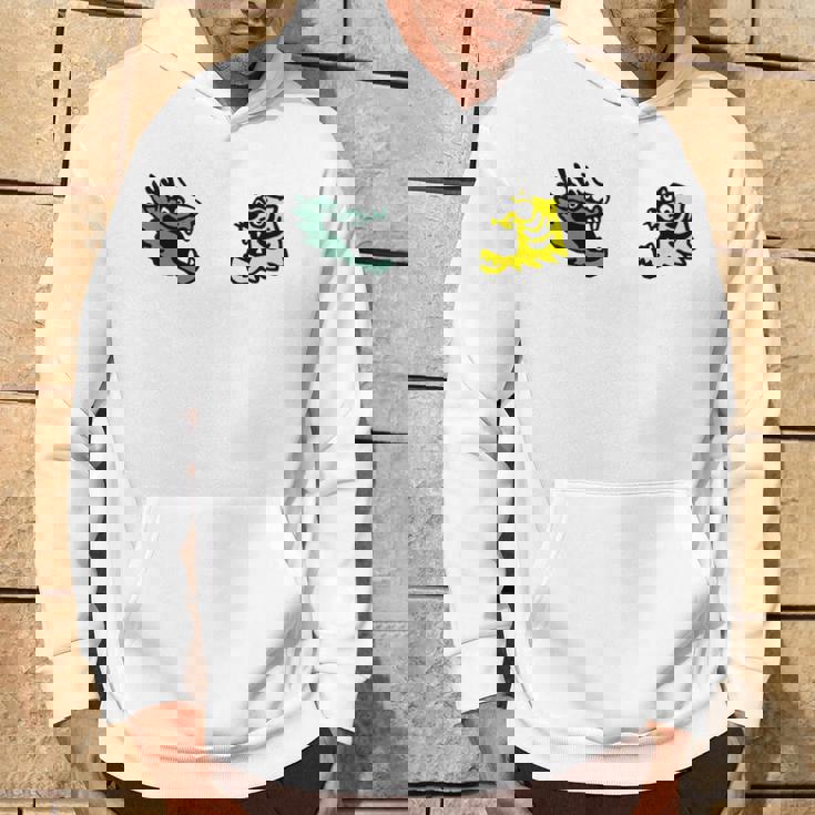 龍 虎 対決 和風キャラクターアート デフォルメポップデザイン パーカー ライフスタイル