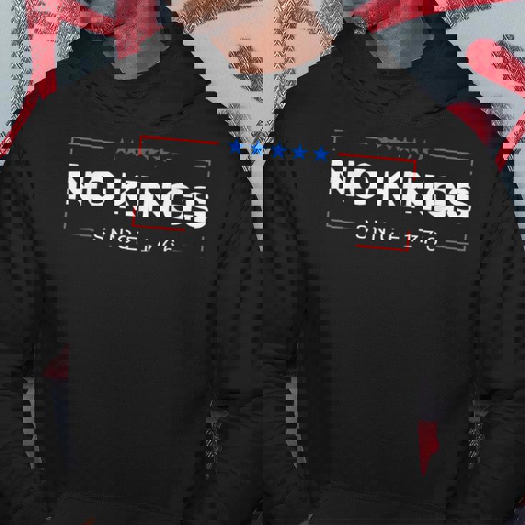 1776年以来王様はいないシンプル パーカー 面白い贈り物