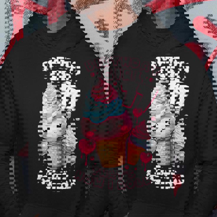 17歳の誕生日ガール 17年目 アイスクリーム 背番号17 パーカー 面白い贈り物