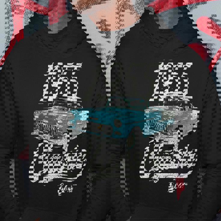 1955 シボレーベルエアブルー パーカー 面白い贈り物