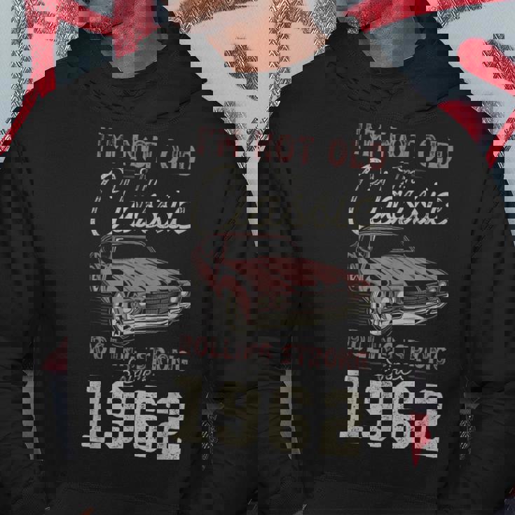 1962 マッスルカー 63歳の誕生日 クラシックカー パーカー 面白い贈り物