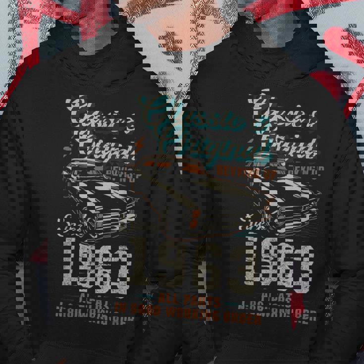 1963年生まれ ヴィンテージカー 62歳の誕生日 パーカー 面白い贈り物