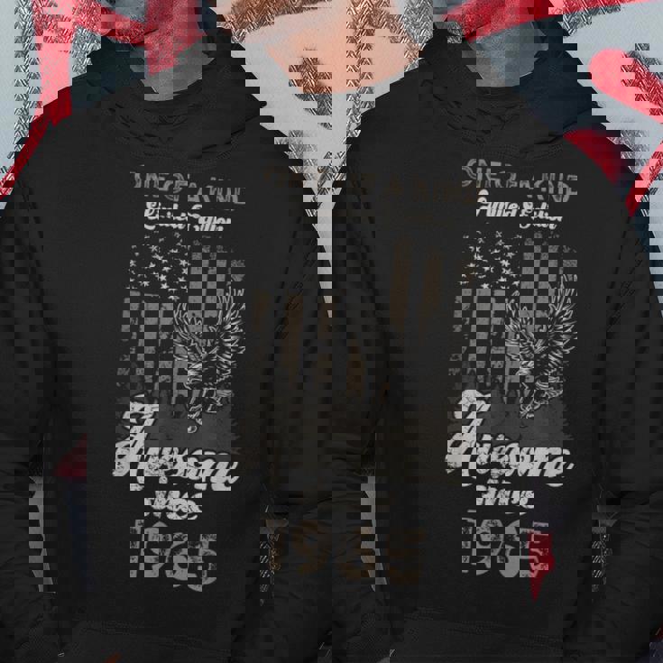 1965年、アメリカ国旗、イーグル、60歳の誕生日、愛国的 パーカー 面白い贈り物