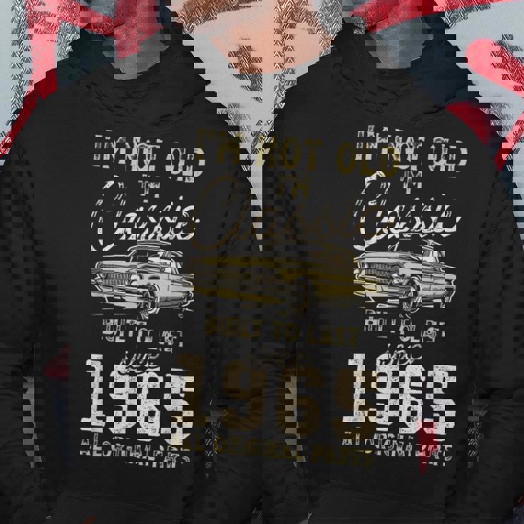 1965年生まれ、60歳の誕生日、クラシックカー パーカー 面白い贈り物