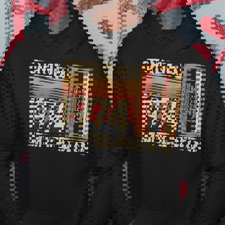 1974 誕生日 カセットテープ ヴィンテージ レトロ 1974 パーカー 面白い贈り物