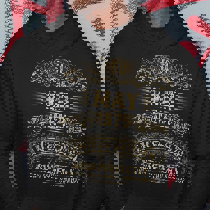 1975年5月 50歳 誕生日プレゼント 男性 50歳 誕生日 パーカー 面白い贈り物