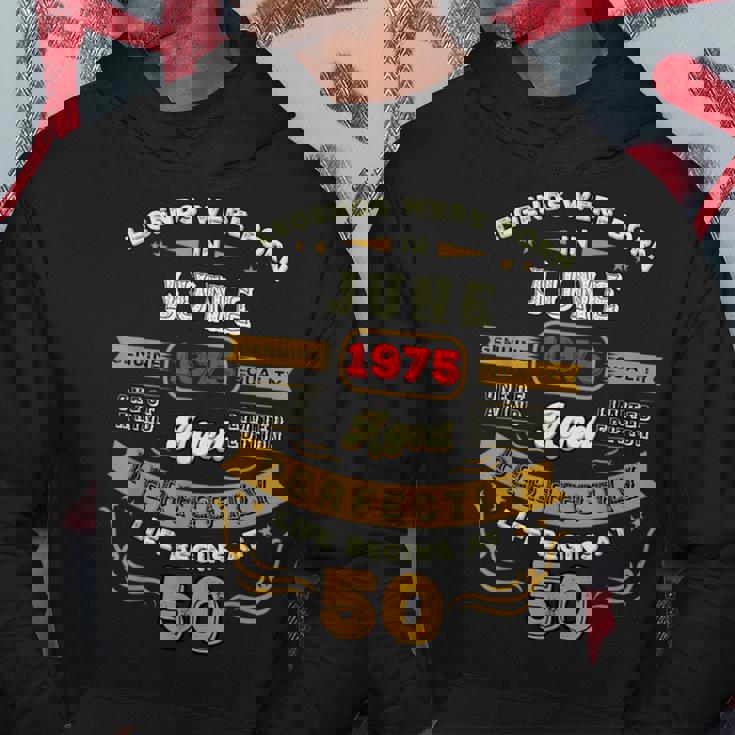 1975年6月生まれ、50歳のヴィンテージ・バースデー・レジェンドたち パーカー 面白い贈り物