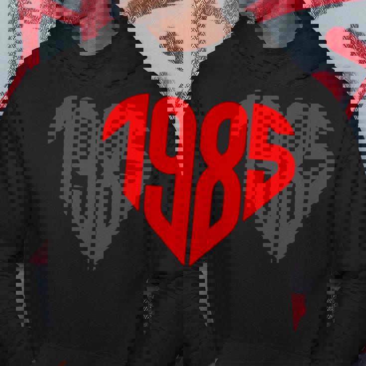 1985 ハート型 ヴィンテージ 1985 ハート型 ラブ 40歳の誕生日に パーカー 面白い贈り物