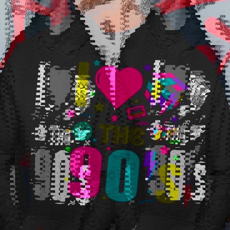 1990'S 90S Retro I Heart The Nineties Costume Party パーカー 面白い贈り物