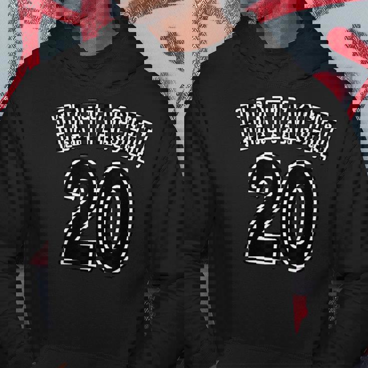 20才（二十歳）はたち（チームユニフォーム風）（お誕生日）祝 20代 面白 パーカー 面白い贈り物