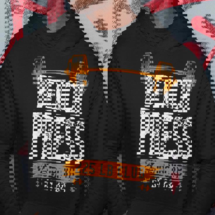 225ポンド ベンチプレス クラブ ベンチプレス ジム ワークアウト パーカー 面白い贈り物