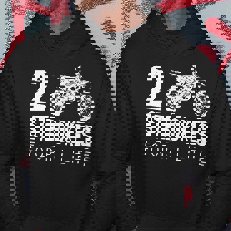 2ストロークフォーライフ モトクロス ダートバイク パーカー 面白い贈り物