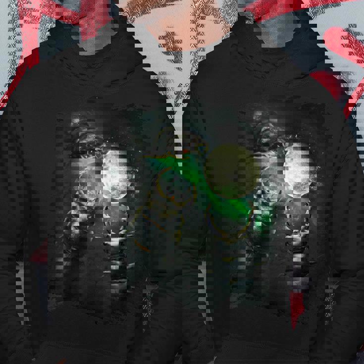 3 サイ クワガタ カブトムシ 月 三匹狼 ハウリング パーカー 面白い贈り物