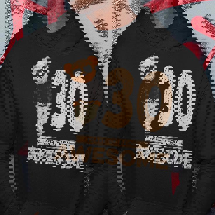 30歳の誕生日 メンズ レディース オリジナル 素晴らしいテディベア パーカー 面白い贈り物