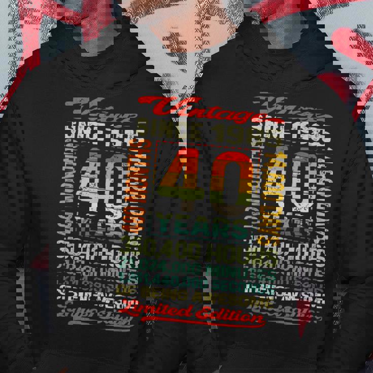 40歳 480ヶ月 すごい生まれ 1985年 40歳の誕生日 パーカー 面白い贈り物